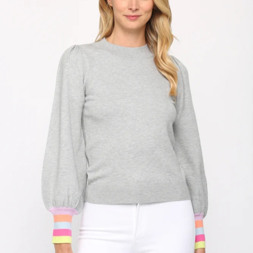 NWT FATE Gray Sweater - Size L